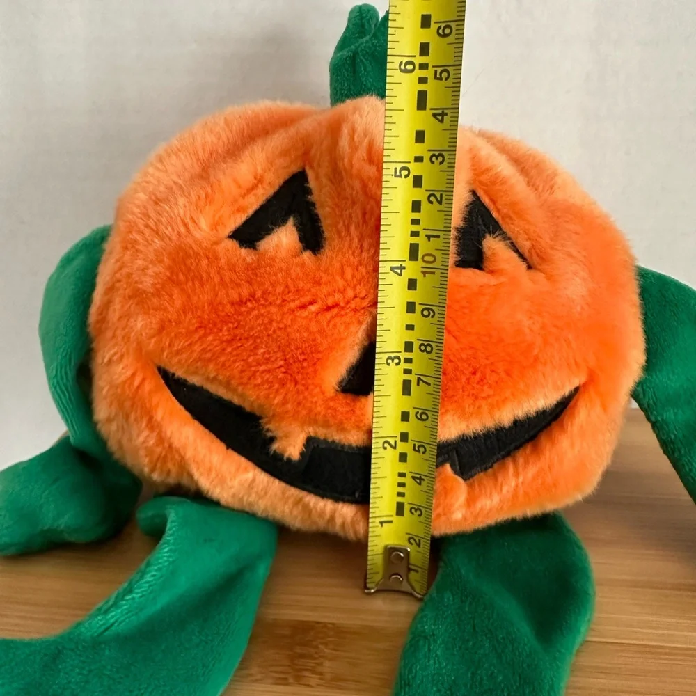 COPY - Vintage Halloween TY Plush Pumpkin jacko’lantern Beanie Buddies Collecti…